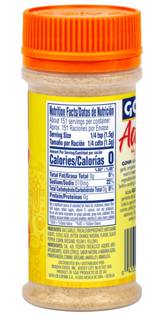 Assaisonnement tout usage Adobo à l'orange amère - 226g