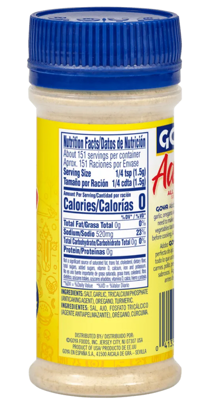 Goya Assaisonnement Adobo tout usage sans poivre - 226g