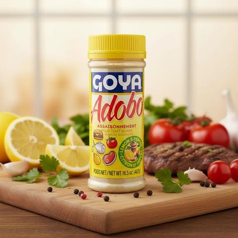 Assaisonnement  tout usage au citron et au poivre Adobo Goya 467g