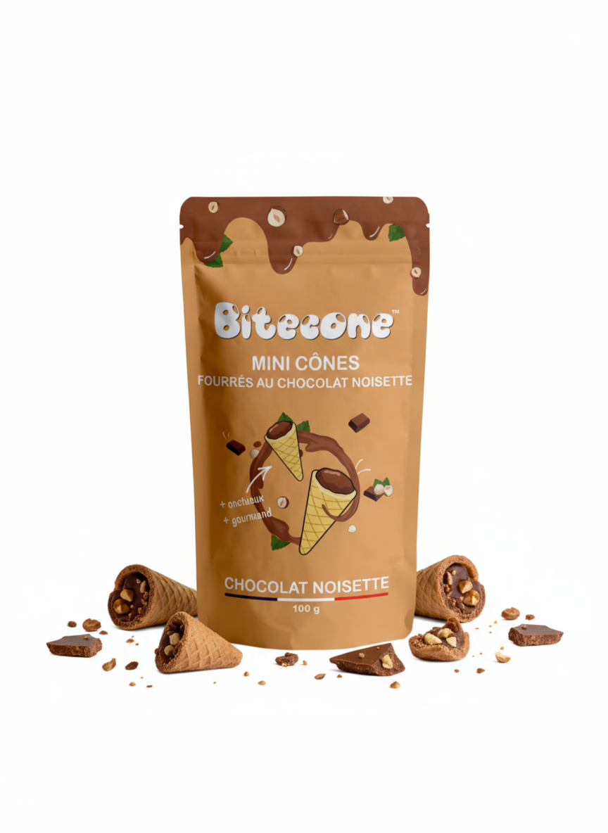 Bitecone Mini cônes Noisette