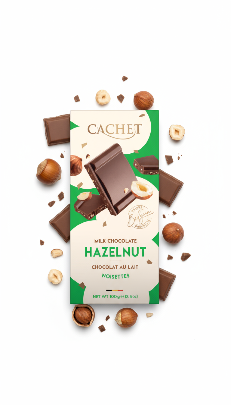 CACHET Chocolat NOISETTES
