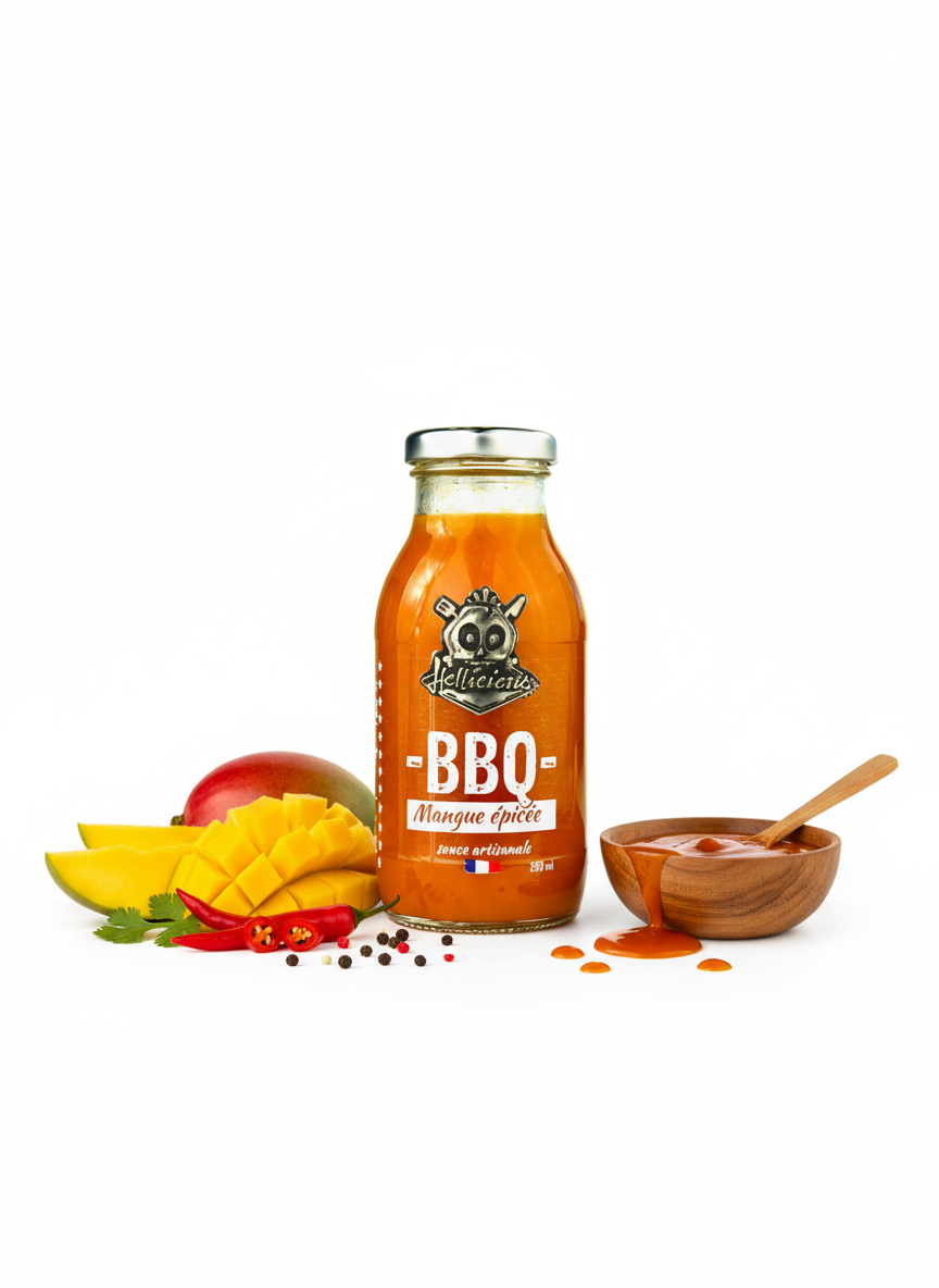 Sauce BBQ Mangue Épicé Hellicious