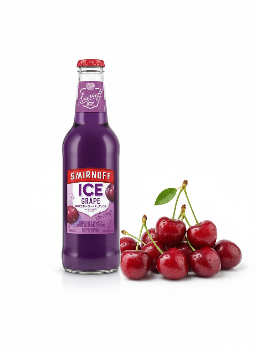 SMIRNOFF ICE GRAPPE  330 ml 4.5% / JUS