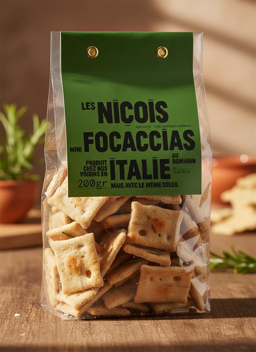 FOCACCIA MINI ROMARIN 200g