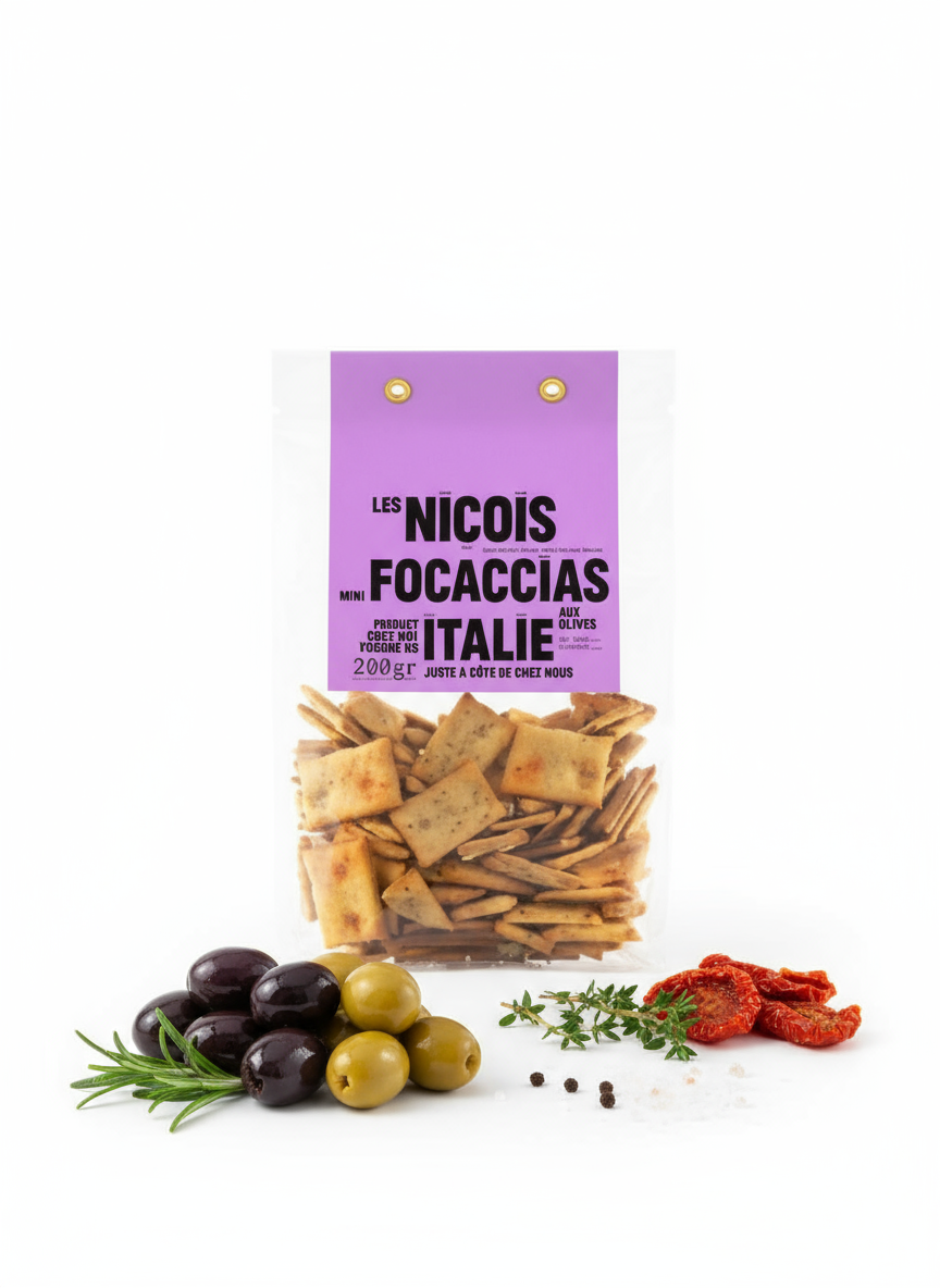 FOCACCIA MINI OLIVE 200g