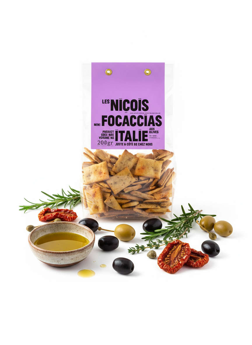 FOCACCIA MINI OLIVE 200g