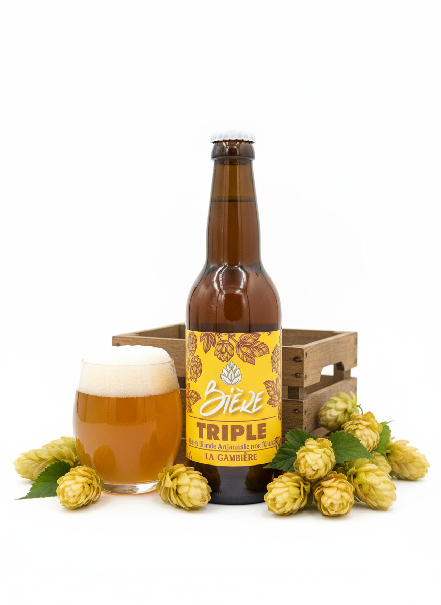 La Gambière Triple – Bière artisanale 8,5 %
