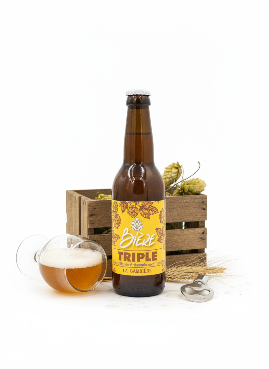 La Gambière Triple – Bière artisanale 8,5 %