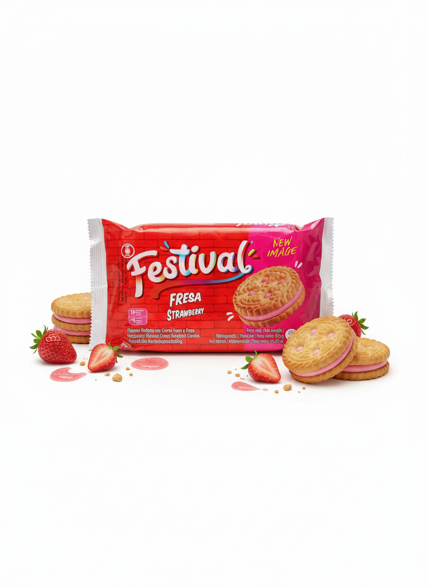 BISCUITS FESTIVAL Fraise