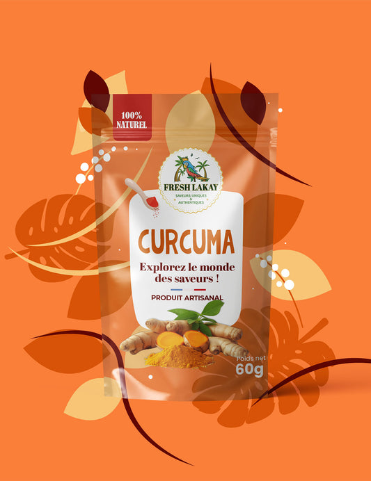 Curcuma 60g 🟡 – L'épice dorée du bien-être