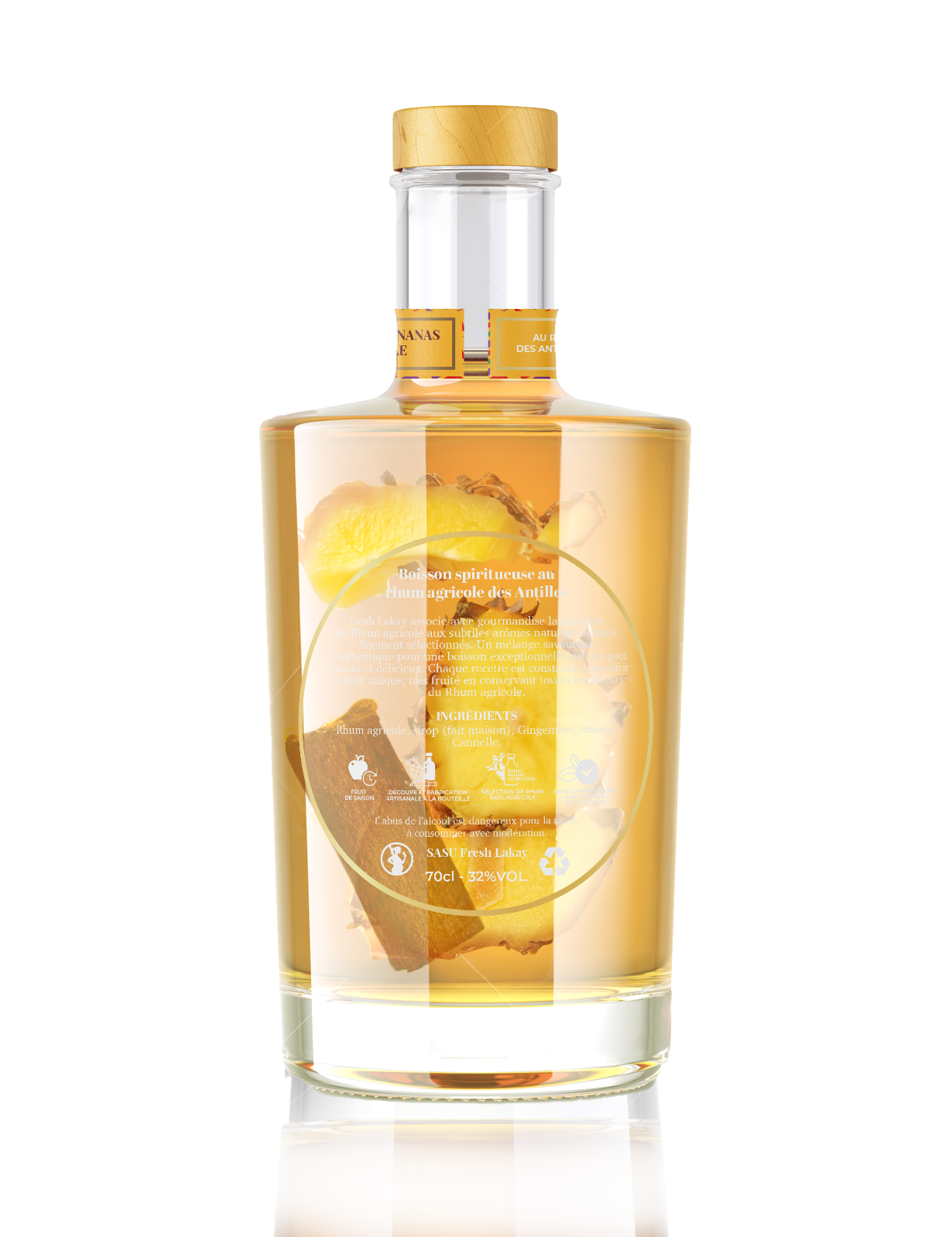 La bienfaisante (Gingembre, Ananas, Cannelle)