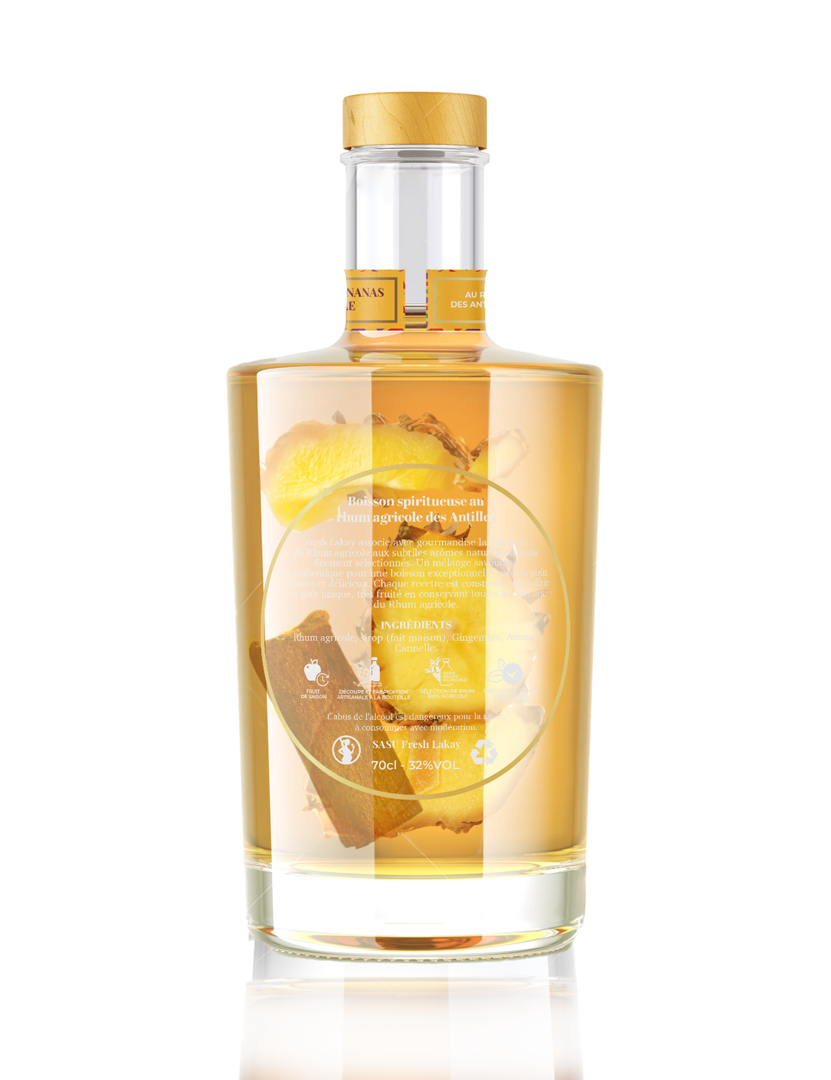 La bienfaisante (Gingembre, Ananas, Cannelle)